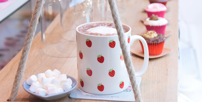 Chocolat chaud et marshmallows